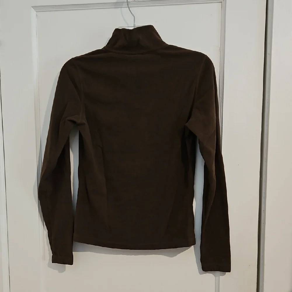 The North Face Brown Fitted Long Sleeve Zippered Sweatshirt Size X-small - Picture 5 of 5